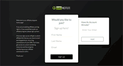 Desktop Screenshot of affiliate.gameinstitute.com